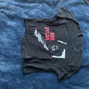 Black Bob Dylan Graphic T-Shirt